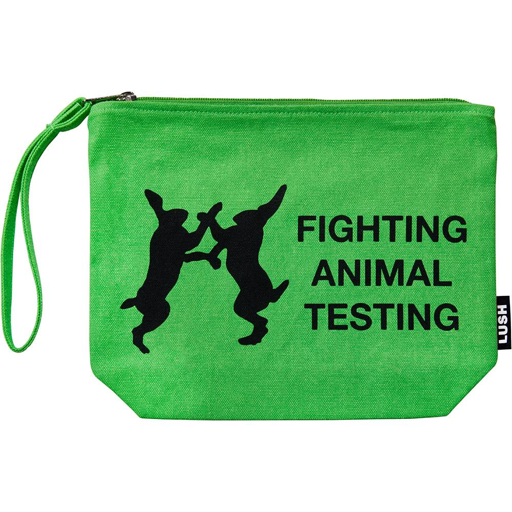 Fighting Animal Testing - Green Pouch